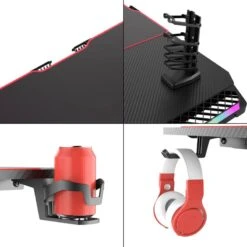 Pro-Tec Bureau Gaming Stockton -Reflet Maison 25f443690cd9434493147500c9b37739