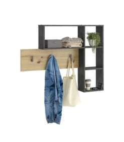 Porte-Manteau Mural 3 Crochets Kanda -Reflet Maison 2a115c1d2f9948629858469bee1b89c4