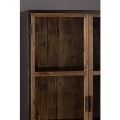 Vitrine 2 Portes En Bois Recyclé -Reflet Maison 2d32387799d643ba8ab5f4892ac89907
