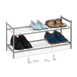 Étagère à Chaussures Empilable 2 Niveaux -Reflet Maison 3189d194d93e473195c3ef9c5ac7d62a