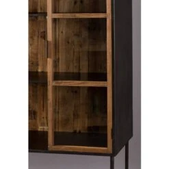 Vitrine 2 Portes En Bois Recyclé -Reflet Maison 31bc490f57da439085628ebc71a0bb67