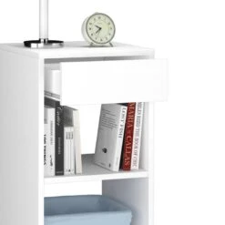 Table De Chevet Dany Blanc -Reflet Maison 33116e5a7fc64b68b557c573dbb57f78