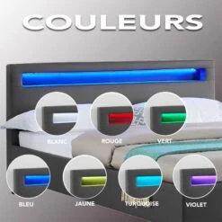 Lit Double PINOT 140x190 Cm -Reflet Maison 33d7469402944576839e67b09d22ef21 1