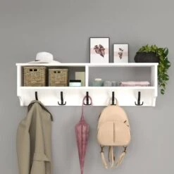 Portemanteau Åstorp à 15 Crochets Blanc -Reflet Maison 348c377ba6f74adfb88559770699e46b