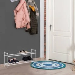 Meuble à Chaussures SANDRA 2 étages -Reflet Maison 3bd2c0f2c6b247c288879068c3810daf