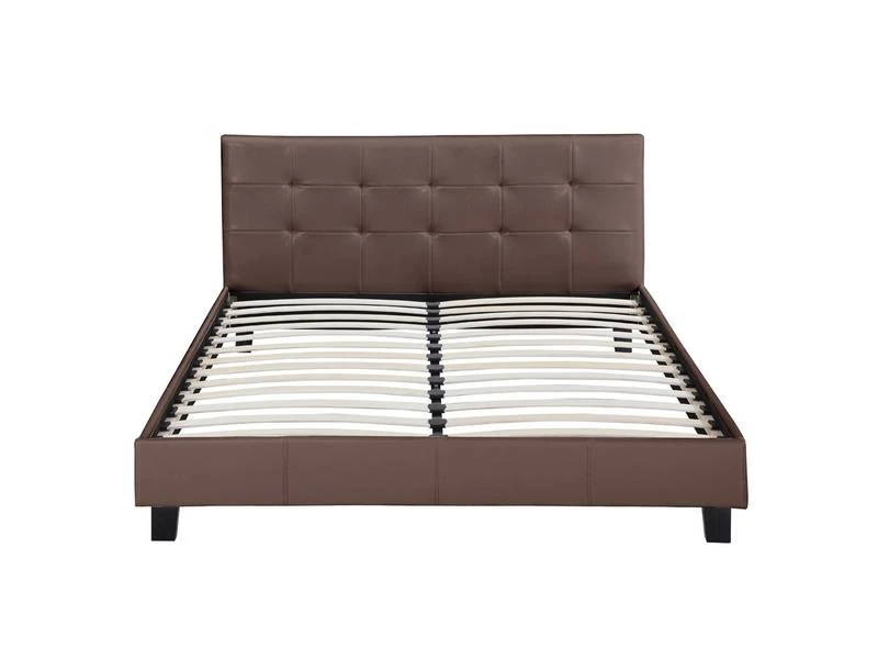 Lit Julia - 140 X 190 Cm - Taupe 11 Lit Julia - 140 X 190 Cm - Taupe – Image 11