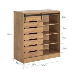 Commode à Chaussures Armoire FSB65-HG -Reflet Maison 3bf025a9abab431e933273c498273cd3