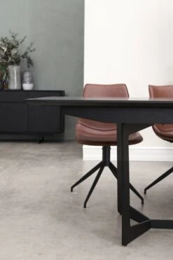 Table Extensible Tokyo Noir 200x100 Cm -Reflet Maison 4166d7d21a2c4cfab03e8b7661ce79a1