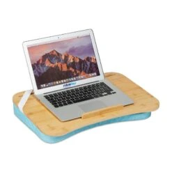 Support Pour Ordinateur Portable En Bleu
