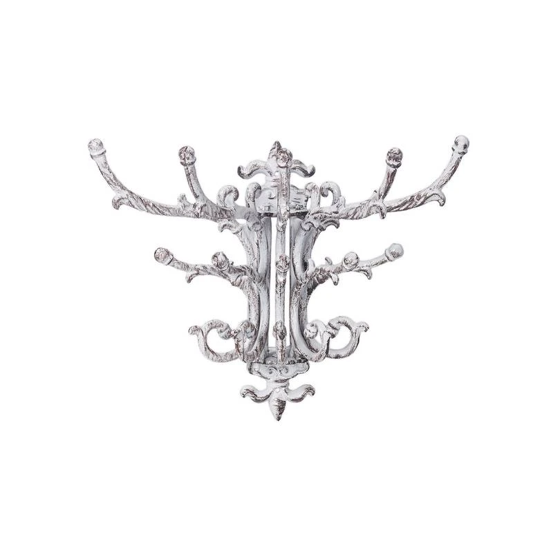 1x Garde Robe Murale Blanche Vintage 1 1x Garde Robe Murale Blanche Vintage