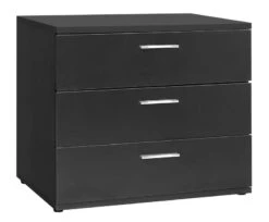 Table De Nuit 53x45x38cm Noir