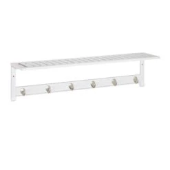Garde Robe Mural Blanc Avec Supports -Reflet Maison 4875ee9a1e6b4299a44e93abc192a4df