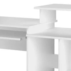 Bureau Ordinateur Jan Blanc -Reflet Maison 4ad5ddeb4d19402b9091487707c62420