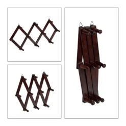 Garde-robe Murale En Lot De 4 Marron -Reflet Maison 4b7648b80e78446f8d0d0261b4fa0dc0