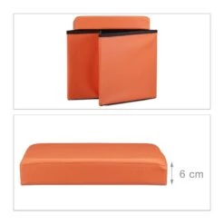 Tabouret Pliant Similicuir -Reflet Maison 4c37f9a8a16a426db1c74bccc537c574