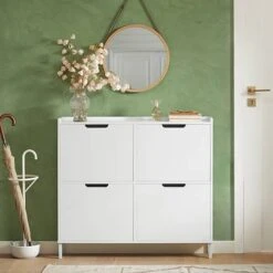 Armoire à Chaussures FSR100-W -Reflet Maison 4c61dbab43344cdfb0c6de1667a548ce