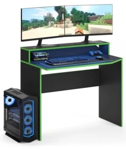 Bureau Ordinateur Kron 100cm Noir/vert -Reflet Maison 50021af401b94e57a97f5ded85dfb497.cropped 126 118 704 832.processed