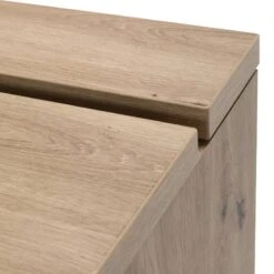 Bureau 2 Tiroirs Finition Chêne & Blanc -Reflet Maison 5061d6559e11467d8759a9043e50b8fc