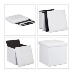 Pouf De Rangement -Reflet Maison 51018a7a87034a5ebda67fe0977fa387