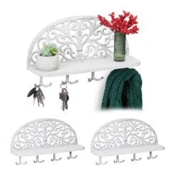 Porte-manteaux Mural Brun En Lot De 3 18 Porte-manteaux Mural Brun En Lot De 3 -Reflet Maison 5123b01160c94189adf59aeee01ea434