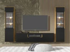 Armoire Vitrine AURA 37x33x150 -Reflet Maison 51e6029c33884d8288ca53446476496f