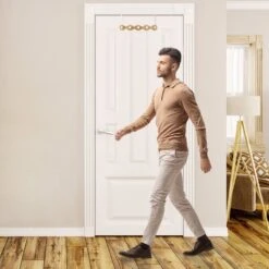 Porte-manteau De Porte Avec 5 Crochets -Reflet Maison 52441aa95d1e45ae839563391d71d68f