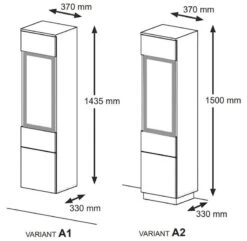 Armoire Vitrine AURA 37x33x150 -Reflet Maison 53a61a00b3fa425d82208a78be5ca204