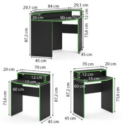 Bureau Ordinateur Kron Noir/vert Set 1 -Reflet Maison 5403dabe9da142908f2c3bc3bb246e82.cropped 25 6 971 994.processed