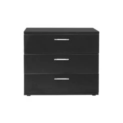 Table De Nuit 53x45x38cm Noir -Reflet Maison 544177dde3c0473ca9d2581e2cf21112