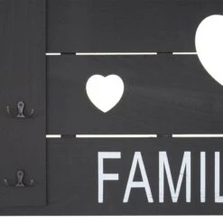 Vestaire Mural HWC-C89 Family Shabby -Reflet Maison 5455d73a1281487397c22a18a8b6b16a