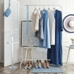 Valet De Chambre Métal Argenté Chromé -Reflet Maison 54dafb0f844c4ddcae8411ba4add5712