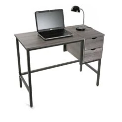 Versa Bureau Industriel En Bois Et Métal Kenny -Reflet Maison 58263068b78040fd89702fa24ec69cf0