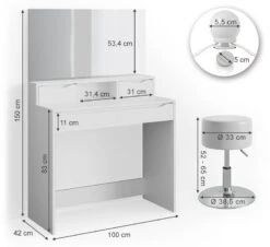 Coiffeuse Ruben Blanc & Tabouret Et LED -Reflet Maison 5a375de736ed48ea962fed6f51615c67.cropped 28 98 930 851.processed
