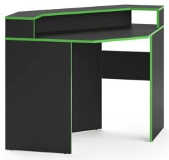 Bureau Ordinateur Kron 90cm Noir/vert