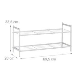 Meuble à Chaussures SANDRA 2 étages -Reflet Maison 5fab63ade55c4743a5a94f483d30d1d2