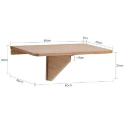 Table Murale Rabattable Écru FWT03-PF -Reflet Maison 60ce9a666c444d879caa71c53c8e5de9