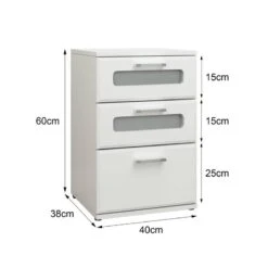 Table De Nuit 40x60x38cm Noir -Reflet Maison 627b969a584f415798da19980fcfbdfc