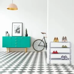 Étagère à Chaussures 4 Niveaux -Reflet Maison 64c08b05176945308fb89d1283945586