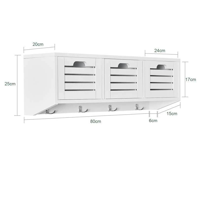 Armoire Murale Étagère Suspendue FHK19-W 6 Armoire Murale Étagère Suspendue FHK19-W – Image 6