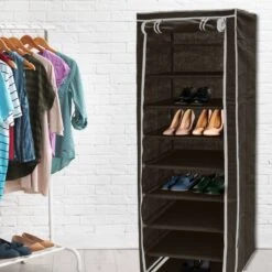 1xArmoire à Chaussures En Tissu Pliante -Reflet Maison 6b623ac5021646e29d73a1b1318f1b83 1