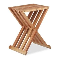 Table Pliante En Bois De Noyer