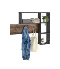 Porte-Manteau Mural 3 Crochets Kanda -Reflet Maison 7038918b252048e094d5396658f208b6