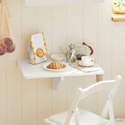 Table Murale Rabattable Écru FWT03-PF -Reflet Maison 70552593b6e949fe9d2e9511ee510c4e