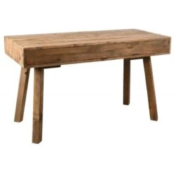 Bureau En Pin Recyclé -Reflet Maison 72124d370c1042e09bdf8b66bcd84209