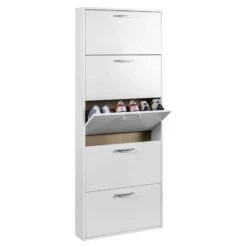 Meuble Chaussures Chêne H.164 Cm - TIDY -Reflet Maison 727748ae3c334dc5a4db313cc65eb50d