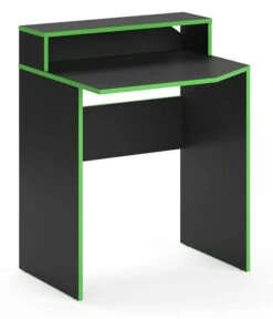 Bureau Ordinateur Kron 70cm Noir/vert