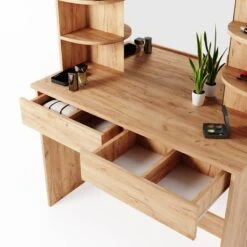 Coiffeuse Charlotte Avec Tabouret Et LED -Reflet Maison 767bc269c2194562a0ecd318efaa51c4