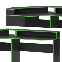 Bureau Ordinateur Kron Noir/vert Set 3 -Reflet Maison 786a721e4caf4755a20955b51404a889