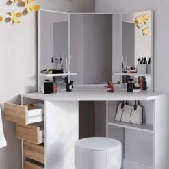 Coiffeuse D'angle Arielle Avec Tabouret -Reflet Maison 8085dfbffd9c4de7909580a8954e2f79