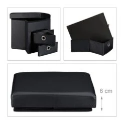 Tabouret De Rangement Carré Pliant -Reflet Maison 80a77ad5fdaf4a9dbea3274d053abfa3